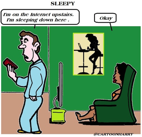 Cartoon: Sleepy (medium) by cartoonharry tagged cartoonharry