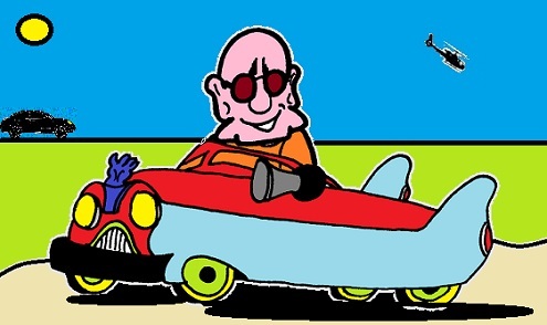 Cartoon: Spielrei (medium) by cartoonharry tagged spielen,oldtimer,auto
