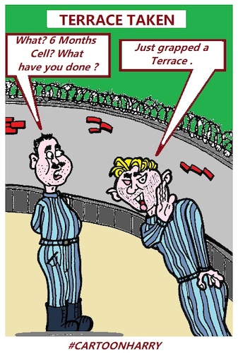 Cartoon: Terrace Taken (medium) by cartoonharry tagged terrace,cartoonharry