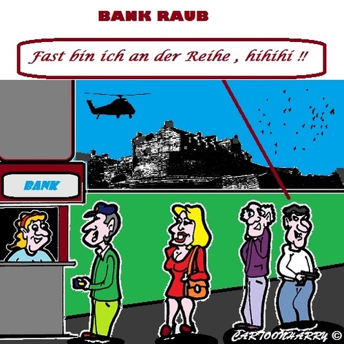 Cartoon: Überfall (medium) by cartoonharry tagged überfall,fast,reihe