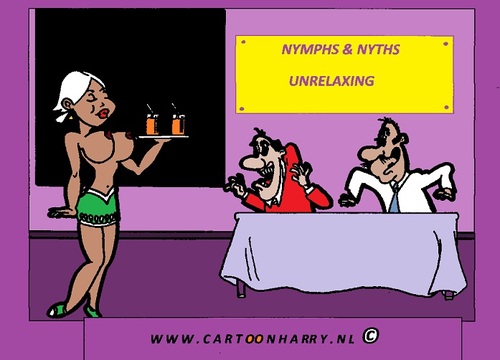 Cartoon: Unrelaxing (medium) by cartoonharry tagged toonpool,dutch,cartoonist,cartoonharry,cartoon,sexy,girl,relaxing,unrelaxing