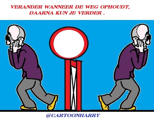 Cartoon: Verander (medium) by cartoonharry tagged verander