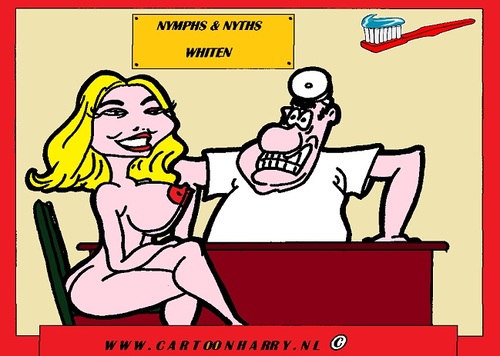 Cartoon: Whiten (medium) by cartoonharry tagged teeths,doctor,birds,bees,tree,high,windowlook,sexy,cartoon,cartoonist,cartoonharry,dutch,toonpool