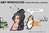 Cartoon: Amy Winehouse (small) by cartoonharry tagged car,lessons,amy,winehouse