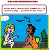 Cartoon: Balkon Gespräch (small) by cartoonharry tagged balkon,gespräch,freundin,auto,gang,sex