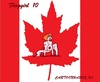 Cartoon: Canada (small) by cartoonharry tagged flag girl canada cartoon toonpool cartoonharry