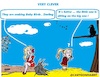 Cartoon: Clever (small) by cartoonharry tagged clever,girl