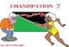 Cartoon: Emanzipation (small) by cartoonharry tagged emanzipation