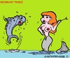 Cartoon: Fish (small) by cartoonharry tagged mermaid fish girls sexy cartoon cartoonist cartoonharry dutch toonpool