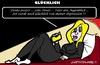 Cartoon: Glueckliche (small) by cartoonharry tagged gluecklich,depression