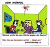 Cartoon: Hoch Höher Höchst (small) by cartoonharry tagged höchst,würfel,poker,anfang,blond,dumm,cartoon,cartoonist,cartoonharry,dutch,toonpool