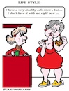 Cartoon: Life Style (small) by cartoonharry tagged lifestyle