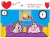 Cartoon: Love around the Clock (small) by cartoonharry tagged love,clock