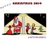 Cartoon: Merry Christmas (small) by cartoonharry tagged xmas,christmas,santa,friends,2014