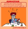 Cartoon: Negative (small) by cartoonharry tagged drugs,pills,alcohol,addiction,negative