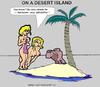 Cartoon: On a Desert Island (small) by cartoonharry tagged desert island cartoonharry chimp girls sexy