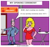 Cartoon: Opening Ceremony (small) by cartoonharry tagged cartoonharry