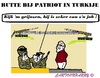 Cartoon: Patriot Bezoek (small) by cartoonharry tagged patriot,syrie,turkije,rutte
