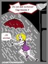 Cartoon: Regnerisch Schneierig (small) by cartoonharry tagged wetter