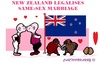 Cartoon: Same-Sex Marriage (small) by cartoonharry tagged newzealand,wellington,gaymarriage,samesex,cartoons,cartoonists,cartoonharry,dutch,toonpool