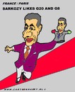 Cartoon: Sarkozy Likes G20 And G8 (small) by cartoonharry tagged doll,image,sarkozy,g20,g8,cartoonharry,worldleaders,seoul