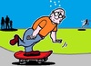 Cartoon: Skater Expression (small) by cartoonharry tagged skate,skater,skating,expression
