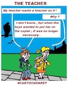 Cartoon: The Teacher (small) by cartoonharry tagged school,cartoonharry