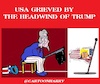 Cartoon: Trump (small) by cartoonharry tagged trump,cartoonharry