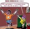 Cartoon: Uefa im Hause (small) by cartoonharry tagged fussball,uefa,bier,dusche