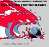 Cartoon: Wiki Leaks (small) by cartoonharry tagged wikileaks,world,usa,gulf,cartoon,comic,comix,cool,cooler,cooles,politics,art,arts,toonpool,toonsup,facebook,cartoonist,dutch,cartoonharry