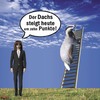 Cartoon: Der Dachs steigt ... (small) by Vanessa tagged dax,dowjonesindex,börse,kapital,money,geld,aktien,markt,profit,wirtschaft,economy