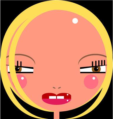 Cartoon: Kate Moss (medium) by Hugh Jarse tagged kate,moss,model,beautiful