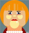 Cartoon: Angela Merkel (small) by Hugh Jarse tagged merkel,angela,politician,caricature