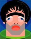 Cartoon: Liam Gallagher (small) by Hugh Jarse tagged liam,gallagher,oasis,pop,singer,music