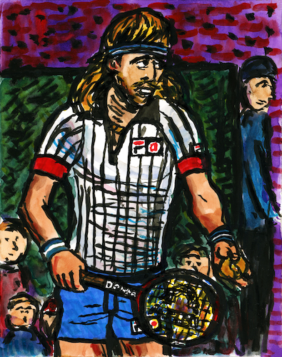 Cartoon: Björn Borg (medium) by Pascal Kirchmair tagged sexy,björn,borg,aquarell,aquarelle,watercolor,watercolour,acuarela,arte,kunst,artwork,atp,ranking,tennis,player,tenis,sieger,winner,us,open,new,york,flushing,meadows,champion,australian,grand,slam,sport,sports,ink,tusche,tuschezeichnung,portrait,retrato,ritratto,porträt,illustration,drawing,zeichnung,pascal,kirchmair,cartoon,caricature,karikatur,ilustracion,dibujo,desenho,disegno,ilustracao,illustrazione,illustratie,dessin,de,presse,du,jour,art,of,the,day,tekening,teckning,cartum,vineta,comica,vignetta,caricatura,portret,encre,chine,tinta,china,inchiostro,nanquim,wimbledon,french,roland,garros,sexy,björn,borg,aquarell,aquarelle,watercolor,watercolour,acuarela,arte,kunst,artwork,atp,ranking,tennis,player,tenis,sieger,winner,us,open,new,york,flushing,meadows,champion,australian,grand,slam,sport,sports,ink,tusche,tuschezeichnung,portrait,retrato,ritratto,porträt,illustration,drawing,zeichnung,pascal,kirchmair,cartoon,caricature,karikatur,ilustracion,dibujo,desenho,disegno,ilustracao,illustrazione,illustratie,dessin,de,presse,du,jour,art,of,the,day,tekening,teckning,cartum,vineta,comica,vignetta,caricatura,portret,encre,chine,tinta,china,inchiostro,nanquim,wimbledon,french,roland,garros