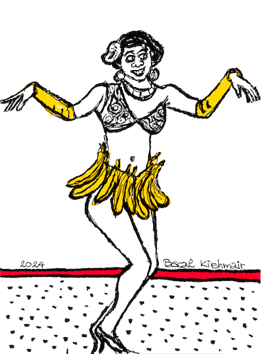 Cartoon: Josephine Baker (medium) by Pascal Kirchmair tagged josephine,baker,black,ebony,banana,skirt,costume,federn,kostüm,carnival,karneval,carnaval,mardi,gras,carnevale,strip,striptease,ink,drawing,tusche,zeichnung,lingerie,mature,caricatura,cartoon,caricature,karikatur,illustration,dessin,pascal,kirchmair,portrait,retrato,ritratto,dibujo,desenho,art,powerfrau,sexy,girl,sensual,sabrosa,ilustracion,ilustracao,dangerous,porträt,kunst,arte,sensuelle,burlesque,show,sexo,erotik,erotic,erotismo,eroticism,erotisme,erotica,woman,femme,frau,josephine,baker,black,ebony,banana,skirt,costume,federn,kostüm,carnival,karneval,carnaval,mardi,gras,carnevale,strip,striptease,ink,drawing,tusche,zeichnung,lingerie,mature,caricatura,cartoon,caricature,karikatur,illustration,dessin,pascal,kirchmair,portrait,retrato,ritratto,dibujo,desenho,art,powerfrau,sexy,girl,sensual,sabrosa,ilustracion,ilustracao,dangerous,porträt,kunst,arte,sensuelle,burlesque,show,sex,sexo,erotik,erotic,erotismo,eroticism,erotisme,erotica,woman,femme,frau