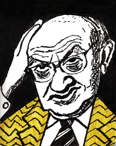 Cartoon: Marcel Reich-Ranicki (medium) by Pascal Kirchmair tagged marcel,reich,ranicki,literaturkritiker,kritiker,theater,theatre,literatur,literature,schriftsteller,author,autor,autore,auteur,writer,illustration,ink,drawing,tusche,tuschezeichnung,zeichnung,pascal,kirchmair,cartoon,caricature,karikatur,ilustracion,dibujo,desenho,disegno,ilustracao,illustrazione,illustratie,dessin,de,presse,du,jour,art,of,the,day,tekening,teckning,cartum,vineta,comica,vignetta,caricatura,portrait,porträt,portret,retrato,ritratto,arte,artwork,kunst,literaturpapst,papst,germany,deutschland,polen,autobiografie,autobiographie,biografie,biographie,mein,leben,buch,bücher,das,literaturquartett,literarische,quartett,marcel,reich,ranicki,literaturkritiker,kritiker,theater,theatre,literatur,literature,schriftsteller,author,autor,autore,auteur,writer,illustration,ink,drawing,tusche,tuschezeichnung,zeichnung,pascal,kirchmair,cartoon,caricature,karikatur,ilustracion,dibujo,desenho,disegno,ilustracao,illustrazione,illustratie,dessin,de,presse,du,jour,art,of,the,day,tekening,teckning,cartum,vineta,comica,vignetta,caricatura,portrait,porträt,portret,retrato,ritratto,arte,artwork,kunst,literaturpapst,papst,germany,deutschland,polen,autobiografie,autobiographie,biografie,biographie,mein,leben,buch,bücher,das,literaturquartett,literarische,quartett