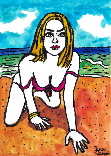 Cartoon: Mia Malkova am Strand (medium) by Pascal Kirchmair tagged mia,malkova,bikini,badenixe,strandnixe,urlaub,vacation,sea,meer,mer,mare,the,girl,in,swimming,la,ragazza,mädchen,schwimmen,fille,chica,de,rapariga,burlesque,show,strip,striptease,ink,drawing,tusche,zeichnung,lingerie,art,arte,kunst,caricatura,cartoon,caricature,karikatur,illustration,dessin,pascal,kirchmair,portrait,retrato,ritratto,dibujo,desenho,powerfrau,sexy,sensual,sabrosa,ilustracion,ilustracao,dangerous,woman,gefährlich,porträt,sensuelle,erotik,erotic,erotismo,eroticism,erotisme,erotica,femme,frau,mia,malkova,bikini,badenixe,strandnixe,urlaub,vacation,sea,meer,mer,mare,the,girl,in,swimming,la,ragazza,mädchen,schwimmen,fille,chica,de,rapariga,burlesque,show,strip,striptease,ink,drawing,tusche,zeichnung,lingerie,art,arte,kunst,caricatura,cartoon,caricature,karikatur,illustration,dessin,pascal,kirchmair,portrait,retrato,ritratto,dibujo,desenho,powerfrau,sexy,sensual,sabrosa,ilustracion,ilustracao,dangerous,woman,gefährlich,porträt,sensuelle,erotik,erotic,erotismo,eroticism,erotisme,erotica,femme,frau