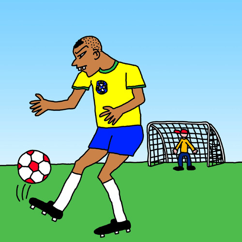 Cartoon: Ronaldo Luis Nazario de Lima (medium) by Pascal Kirchmair tagged foot,football,soccer,brasilien,brazil,brasil,bresil,selecao,lima,de,nazario,luis,ronaldo,fussball