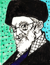 Cartoon: Ajatollah Ali Chamenei (small) by Pascal Kirchmair tagged chamenei,khamenei,ayatollah,ajatollah,ali,usa,america,amerika,amerikanisch,peace,of,frieden,de,la,paix,paz,della,pace,pomba,da,papst,portrait,ink,drawing,dibujo,desenho,tusche,zeichnung,dessin,illustration,pascal,kirchmair,ilustracion,ilustracao,arte,kunst,artwork,porträt,retrato,pontifex,disegno,cartoon,caricature,karikatur,caricatura,art,artist,artiste,artista,künstler,tuschezeichnung,illustrazione,illustratie,presse,du,jour,the,day,tekening,teckning,cartum,vineta,comica,vignetta,portret,ritratto,guerre,guerra,krieg,war,iran,israel,news,supreme,leader,oberster,führer,cleric,shah,mohammad,reza,pahlavi,geistlicher,kleriker,islam,heiliger,nachrichten,donald,trump,benjamin,netanjahu,netanyahu