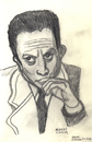 Cartoon: Albert Camus (small) by Pascal Kirchmair tagged ecrivain philosophe france frankreich fremde etranger albert camus litterature literatur nobelpreis prix nobel schriftsteller