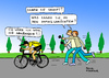 Cartoon: Chris Froome (small) by Pascal Kirchmair tagged cartoon karikatur radrennen radrennfahrer radsport chris christopher tour de france velo cyclisme froome
