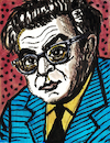 Cartoon: Erich Fried (small) by Pascal Kirchmair tagged erich,fried,poet,lyriker,essayist,lyrik,theater,theatre,literatur,literature,schriftsteller,author,autor,autore,auteur,writer,illustration,ink,drawing,tusche,tuschezeichnung,zeichnung,pascal,kirchmair,cartoon,caricature,karikatur,ilustracion,dibujo,desenho,disegno,ilustracao,illustrazione,illustratie,dessin,de,presse,du,jour,art,of,the,day,tekening,teckning,cartum,vineta,comica,vignetta,caricatura,portrait,porträt,portret,retrato,ritratto,kunst,arte,artwork
