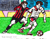 Cartoon: Gianfranco Zola-Paolo Maldini (small) by Pascal Kirchmair tagged gianfranco,zola,paolo,maldini,italia,italie,italy,italien,maillot,football,fußball,futeball,futbol,foot,player,world,champion,du,monde,sport,sports,ink,tusche,tuschezeichnung,portrait,retrato,ritratto,porträt,illustration,drawing,zeichnung,pascal,kirchmair,cartoon,caricature,karikatur,ilustracion,dibujo,desenho,disegno,ilustracao,illustrazione,illustratie,dessin,de,presse,jour,art,of,the,day,tekening,teckning,cartum,vineta,comica,vignetta,caricatura,portret,cup,soccer,wm,weltmeister,campeon,mundo,mundial,campione,del,mondo,mondiale,campeao,do,arte,artwork,kunst,calcio,scudetto,seriea