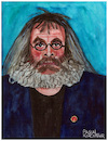 Cartoon: Harry Rowohlt (small) by Pascal Kirchmair tagged harry rowohlt portrait karikatur zeichnung aquarell cartoon illustration bild lindenstraße