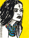 Cartoon: Juliana Herz (small) by Pascal Kirchmair tagged juliana,herz,arabe,arab,araberin,araba,concubine,konkubine,concubina,geliebte,amor,amore,liebe,amour,harem,haremsdame,odalisca,odalisque,odaliske,the,persian,la,persane,burlesque,rainha,do,carnaval,de,samba,caprichosos,carnival,love,passion,passione,pasion,ardor,paixao,squaw,indianerfrau,indianerin,american,america,indian,native,woman,karneval,carioca,brasilianerin,rio,janeiro,copa,cabana,tänzerin,dancer,danseuse,brazil,brasil,bresil,brasile,sexy,powerfrau,sensual,sabrosa,ink,drawing,tusche,zeichnung,illustration,ilustracion,ilustracao,desenho,dibujo,dessin,art,arte,kunst,caricatura,cartoon,caricature,karikatur,pascal,kirchmair,portrait,retrato,ritratto,girl,porträt,erotik,erotic,erotismo,eroticism,erotisme,erotica,femme,frau,artwork,latina,mujer,painting,peinture,cuadro,quadro,pintura,malerei,costa,rica