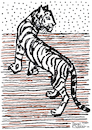 Cartoon: Tiger (small) by Pascal Kirchmair tagged predator,raubkatze,predateur,felin,felino,fauve,predador,predatore,tiger,tigre,big,cat,cats,katzen,gatos,gatti,chats,illustration,ink,drawing,zeichnung,pascal,kirchmair,cartoon,caricature,karikatur,ilustracion,dibujo,desenho,ilustracao,illustrazione,illustratie,dessin,de,presse,tekening,teckning,cartum,vineta,comica,vignetta,caricatura,tusche,tuschezeichnung,portrait,retrato,porträt,ritratto,art,arte,kunst,artwork,encre,chine,tinta,china,inchiostro,nanquim,jungle,dschungel,giungla,jungla,selva