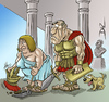 Cartoon: romano (small) by pali diaz tagged roma,history,dog