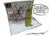 Cartoon: a confused convict (small) by kar2nist tagged convict,police,station,robbing,break,in