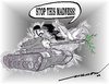 Cartoon: Pea brained wisdom (small) by kar2nist tagged bird,peace,war,olives